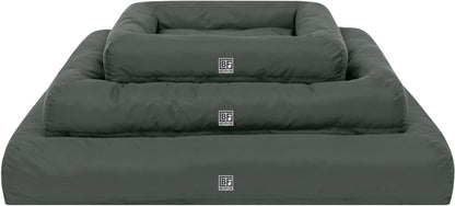 Waterproof Pet Bed with Cooling Gel Memory Foam, Medium - Charcoal