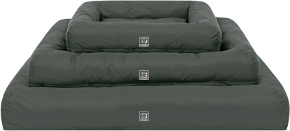 Waterproof Pet Bed with Cooling Gel Memory Foam, Small - Charcoal