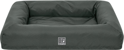 Waterproof Pet Bed with Cooling Gel Memory Foam, Small - Charcoal
