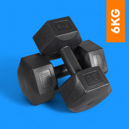 Bestfor 6kg Vinyl Coated Dumbbell (Pair)