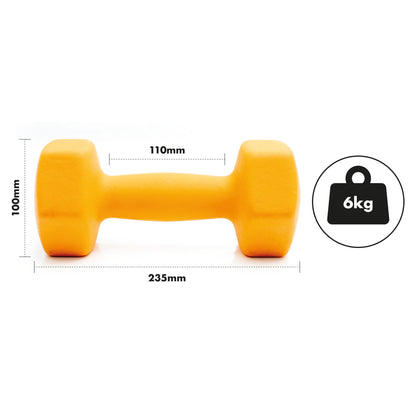 Neoprene Dumbbell Set - 6kgs