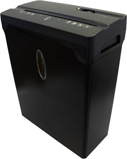 6 Sheet Crosscut Paper and Credit Card Shredder with 10L Basket and Viewing Window