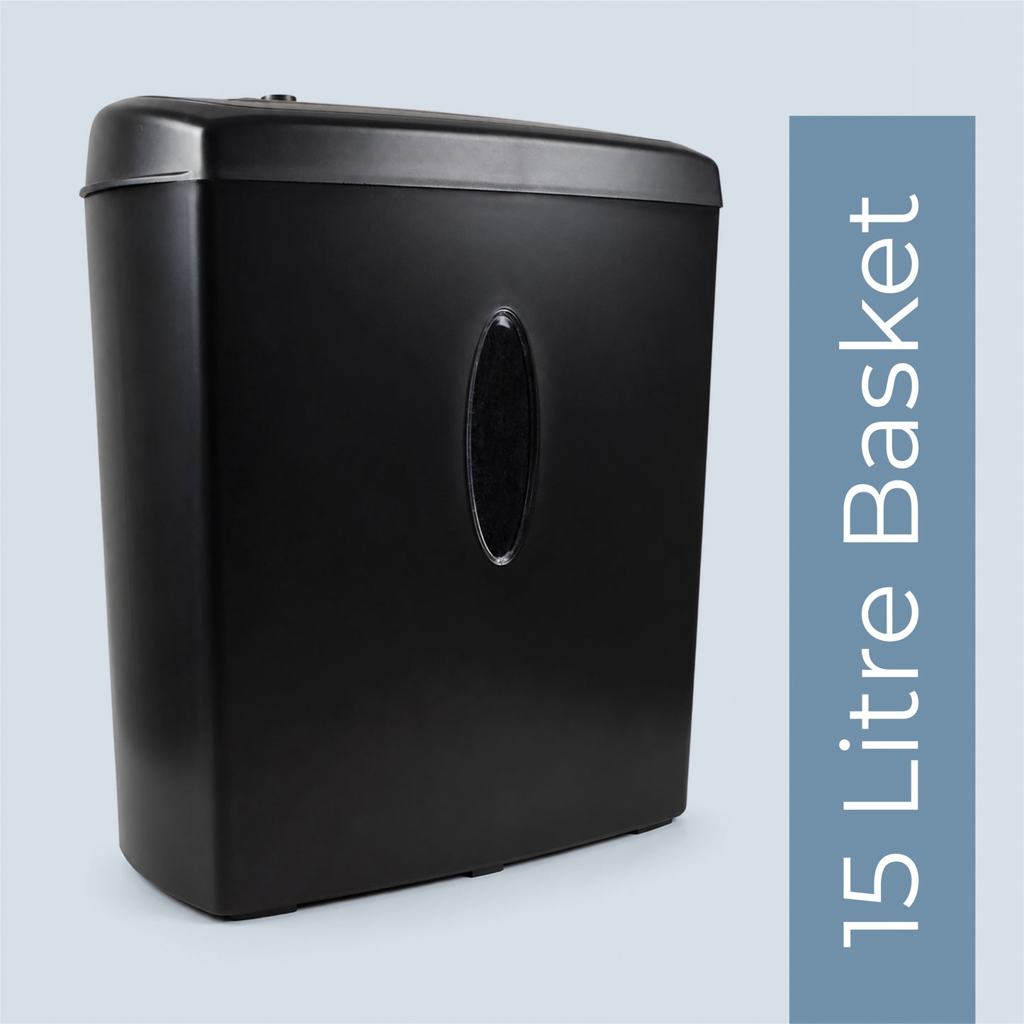 10 Sheet Crosscut Paper, Credit Card and CD Shredder with 15L Basket and Viewing Window