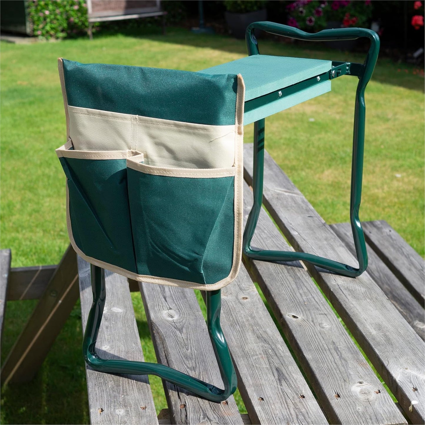 St Helens Home and Garden Folding Multi Use Garden Kneeler and Bench