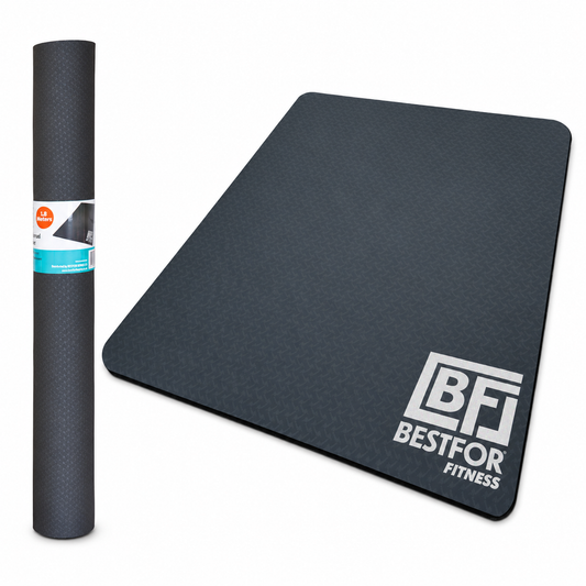 BestFor Oversized Exercise Mat 180 x 122cm – Ideal for Yoga, Pilates, Stretching & HIIT