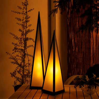 Luxform Lighting Battery Powered Pyramid Lamp