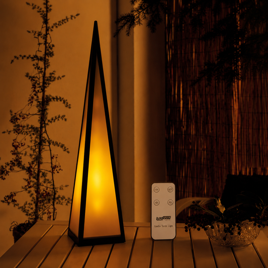 Luxform Lighting Battery Powered Pyramid Lamp