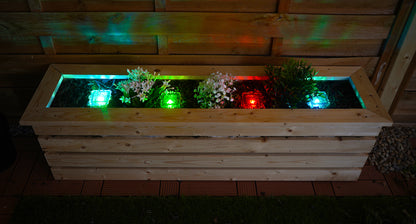 Solar Powered Glass Effect Brick Light