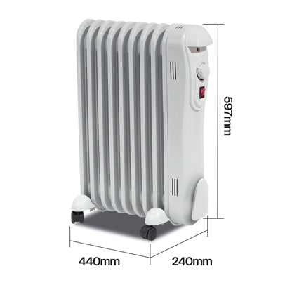 Prem-I-Air 9 Fin 2kW Oil Filled Radiator
