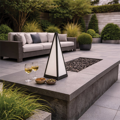 Luxform Lighting Battery Powered Pyramid Lamp