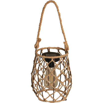 Luxform Sardegna Solar Rope Lantern – 15 Lumen Outdoor Table & Hanging Light