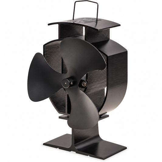 Heat Powered Stove Fan – 3 Blade Log Burner Fan for Wood Burning Stoves