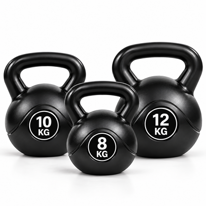 Bestfor Kettlebell Weight Set – 8kg, 10kg & 12kg | 3-Piece Home Gym Bundle