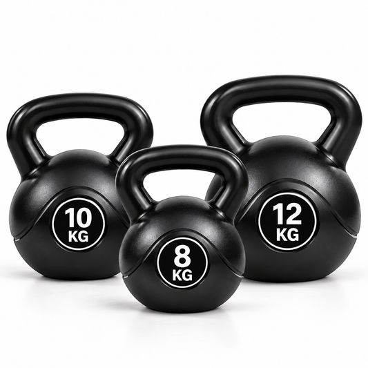 Bestfor Kettlebell Weight Set – 8kg, 10kg & 12kg | 3-Piece Home Gym Bundle