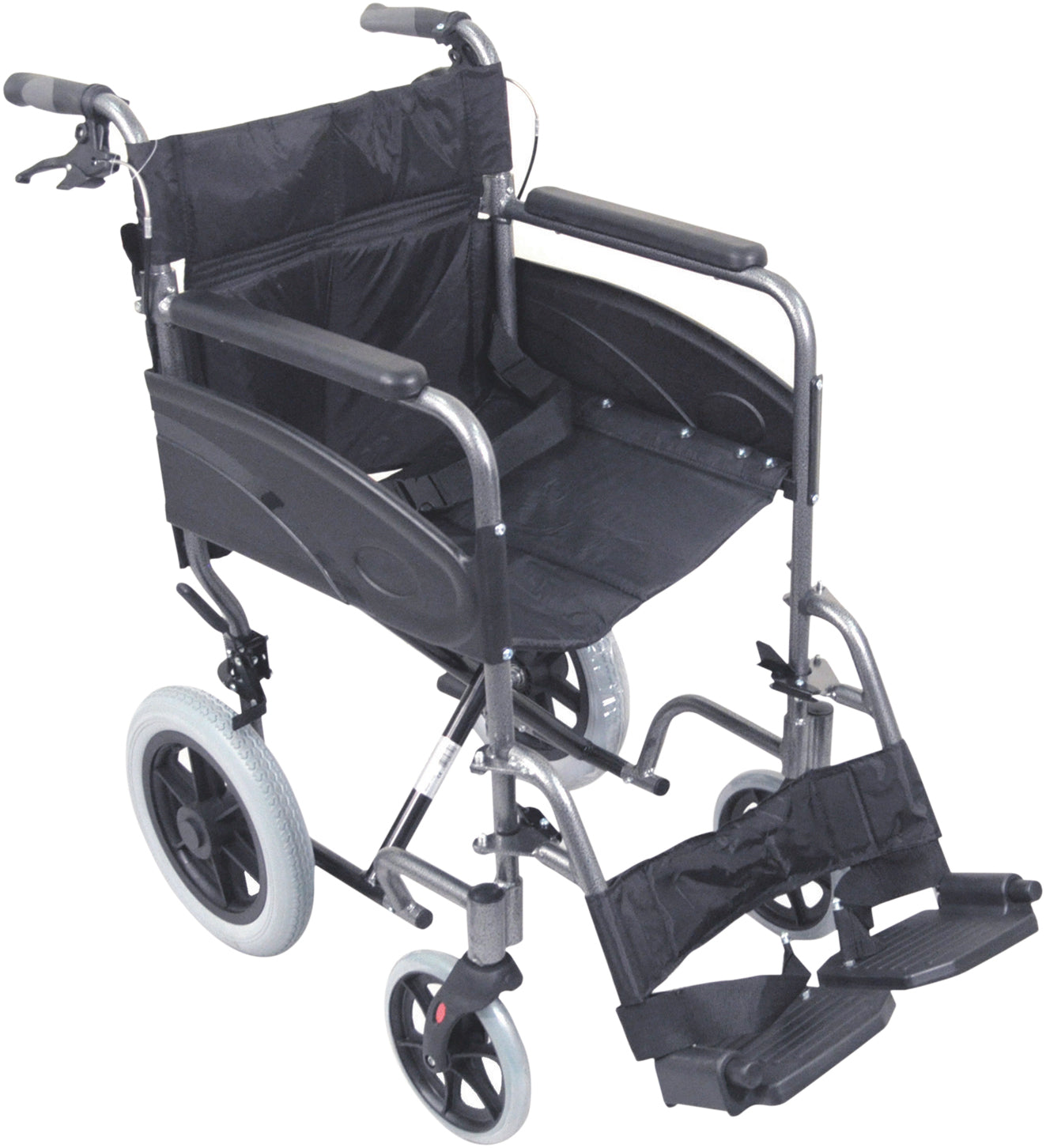 Aidapt Lightweight Folding Aluminium Transit Travel Wheelchair