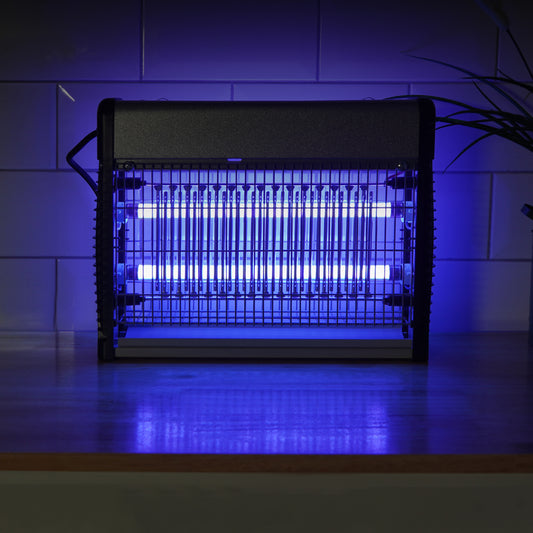 Prem-i-air Electronic Fly Insect Killer with 2 x 4.5W LED T5 Tubes With Hanging Chain for Areas Up To 50m2