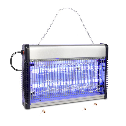Prem-I-air Electronic Fly Insect Killer with 2 x 7W T8 LED Tubes and Hanging Chain for Areas Up To 100m2