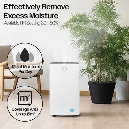 Prem-I-Air 12L Compressor Dehumidifier