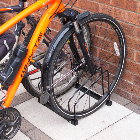 Free Standing 2 Rack Bicycle Stand
