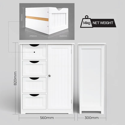 St Helens Home and Garden Freestanding Bathroom Cabinet