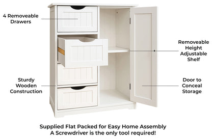 St Helens Home and Garden Freestanding Bathroom Cabinet
