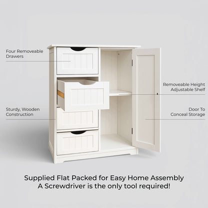 St Helens Home and Garden Freestanding Bathroom Cabinet