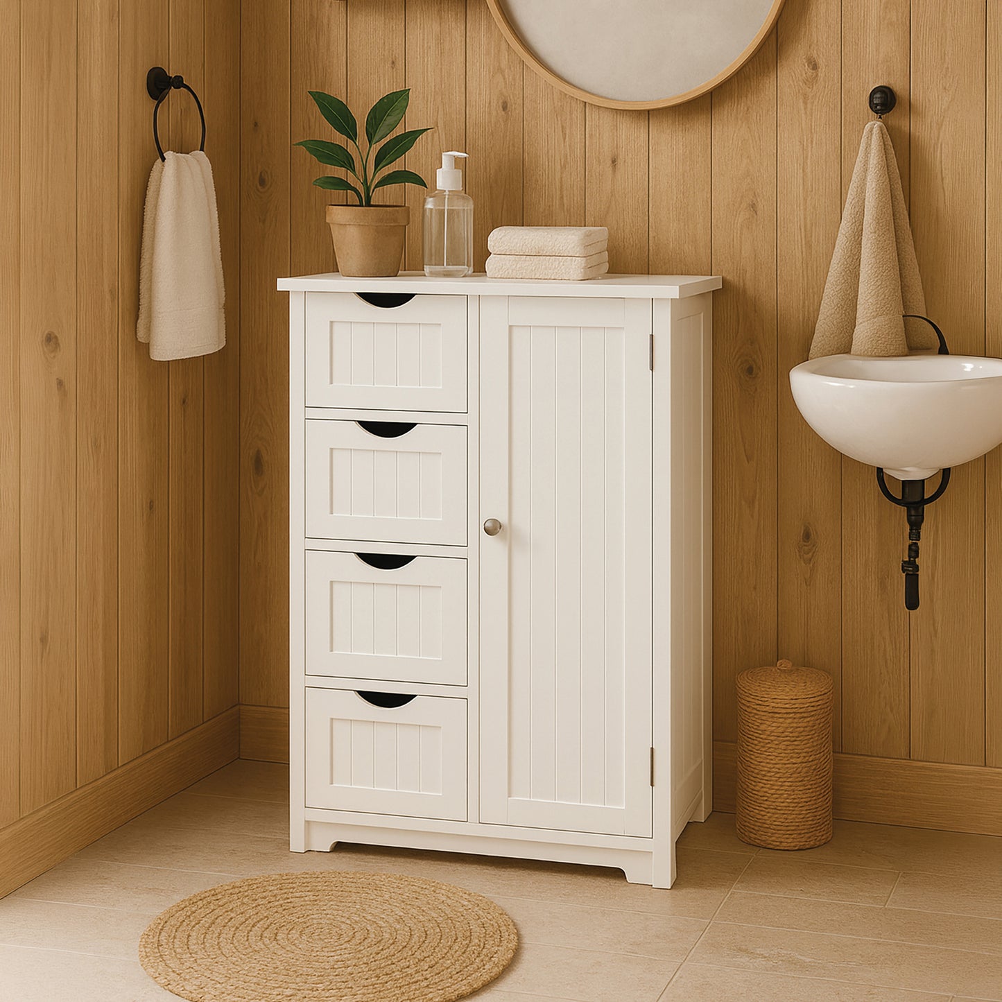 St Helens Home and Garden Freestanding Bathroom Cabinet