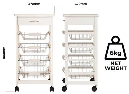 St Helens Home and Garden Kitchen Trolley