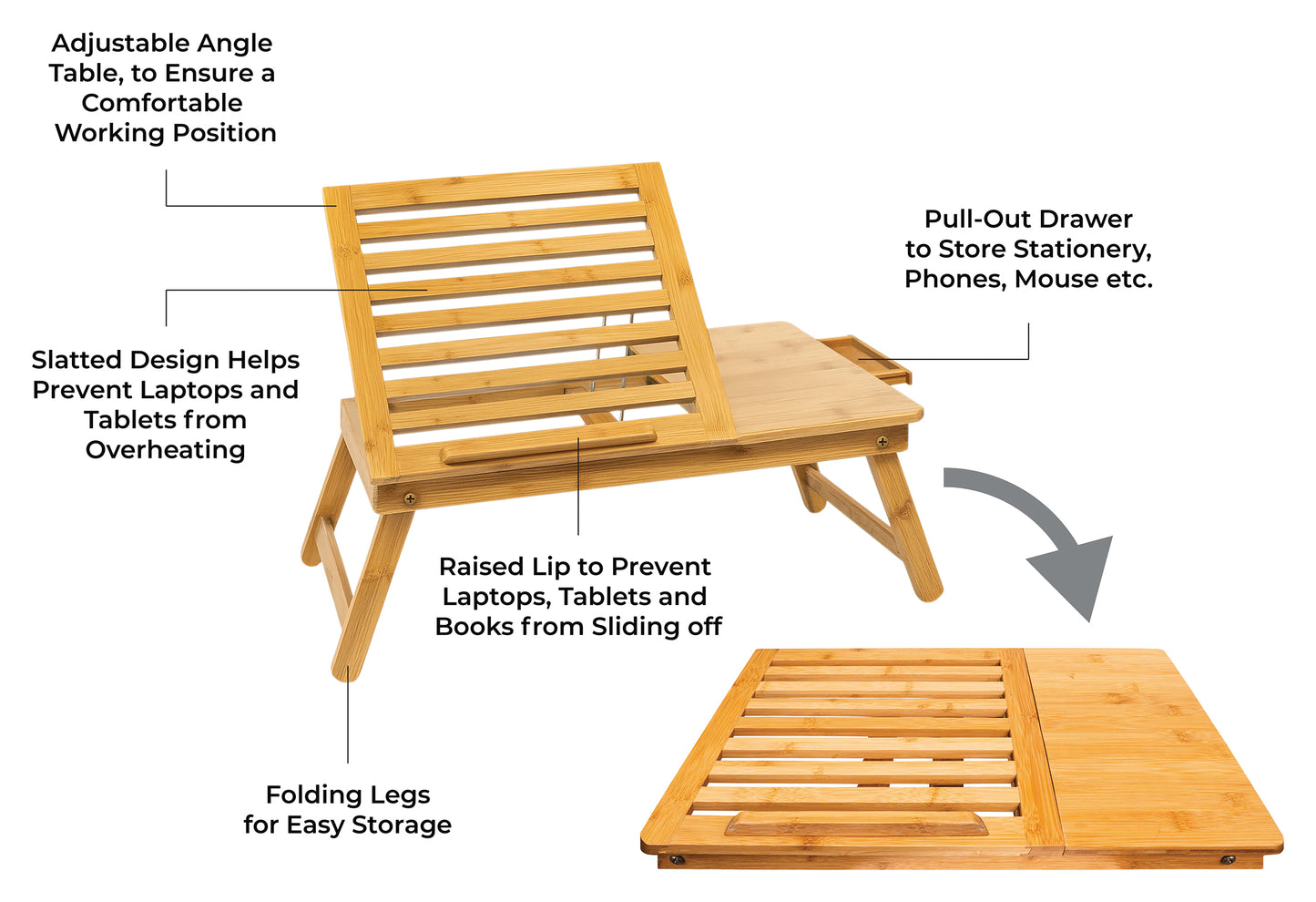 St Helens Home and Garden Laptop Table