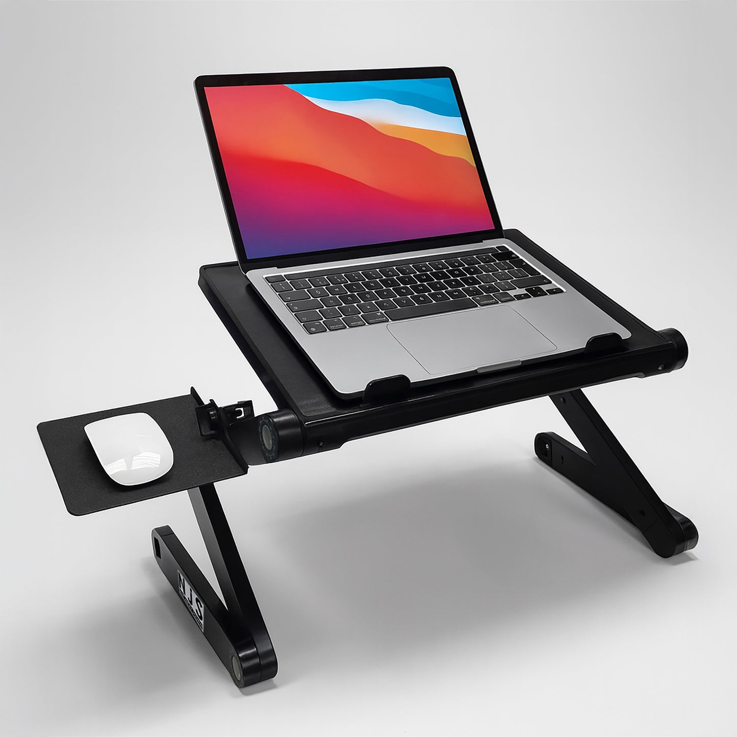 NJS Adjustable Laptop/Tablet Stand with USB fans and Mouse Holder