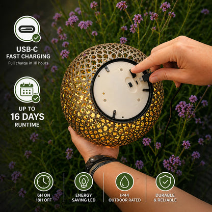 Luxform Lighting USB Rechargeable LED Hanging Light