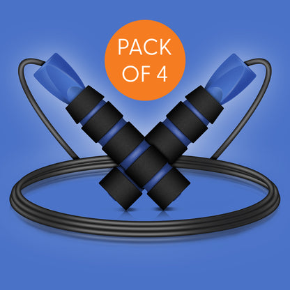 Fitness Handle Skipping Rope Set of 4