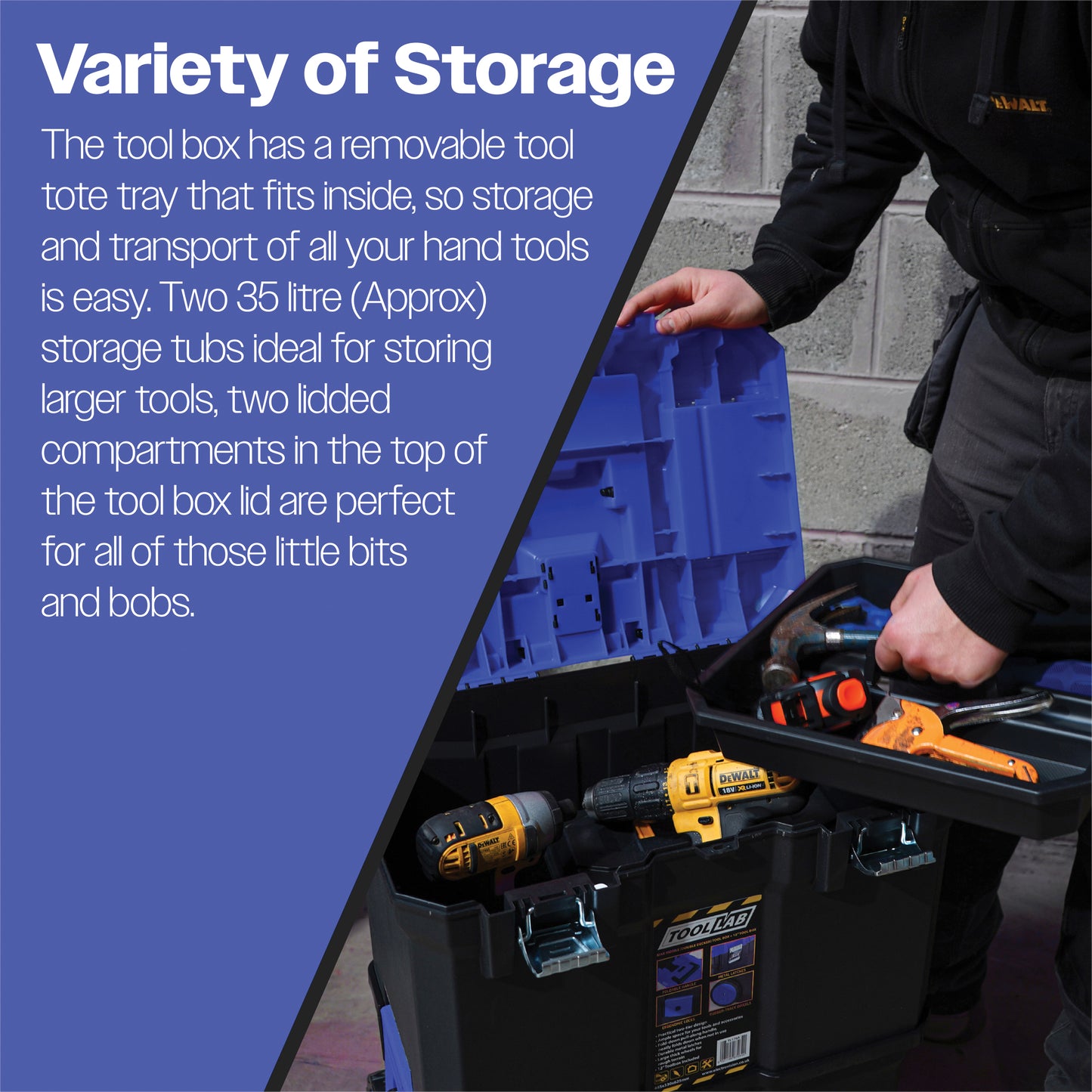 Tool Lab Mobile (Double-Decker) Tool Box