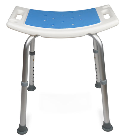 Aidapt Adjustable Non-Slip Shower Stool with Padded Seat