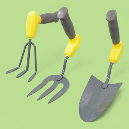 3 Piece Ergonomic Handled Gardening Set