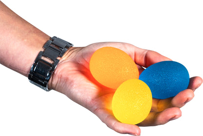 Hand Exercise Stress Relief Balls Oval Shape (Pack of 3)