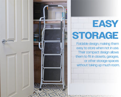 4 Step Ladder with Handrails