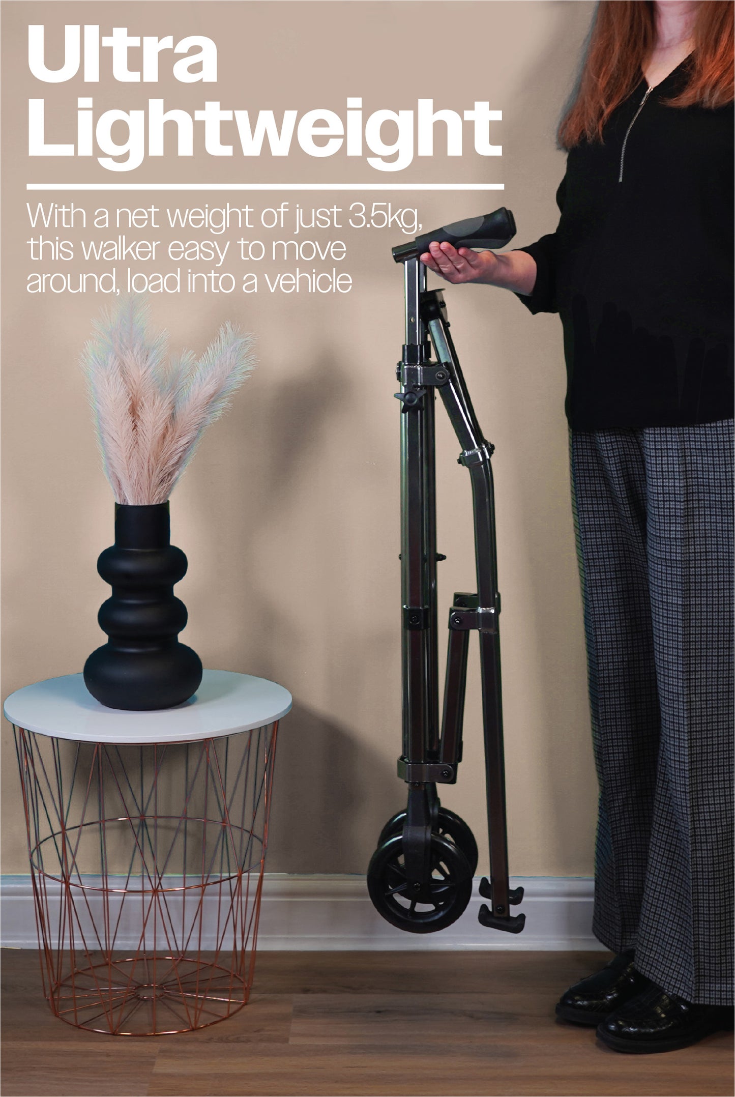 Aidapt Wheeled Folding Walking Frame
